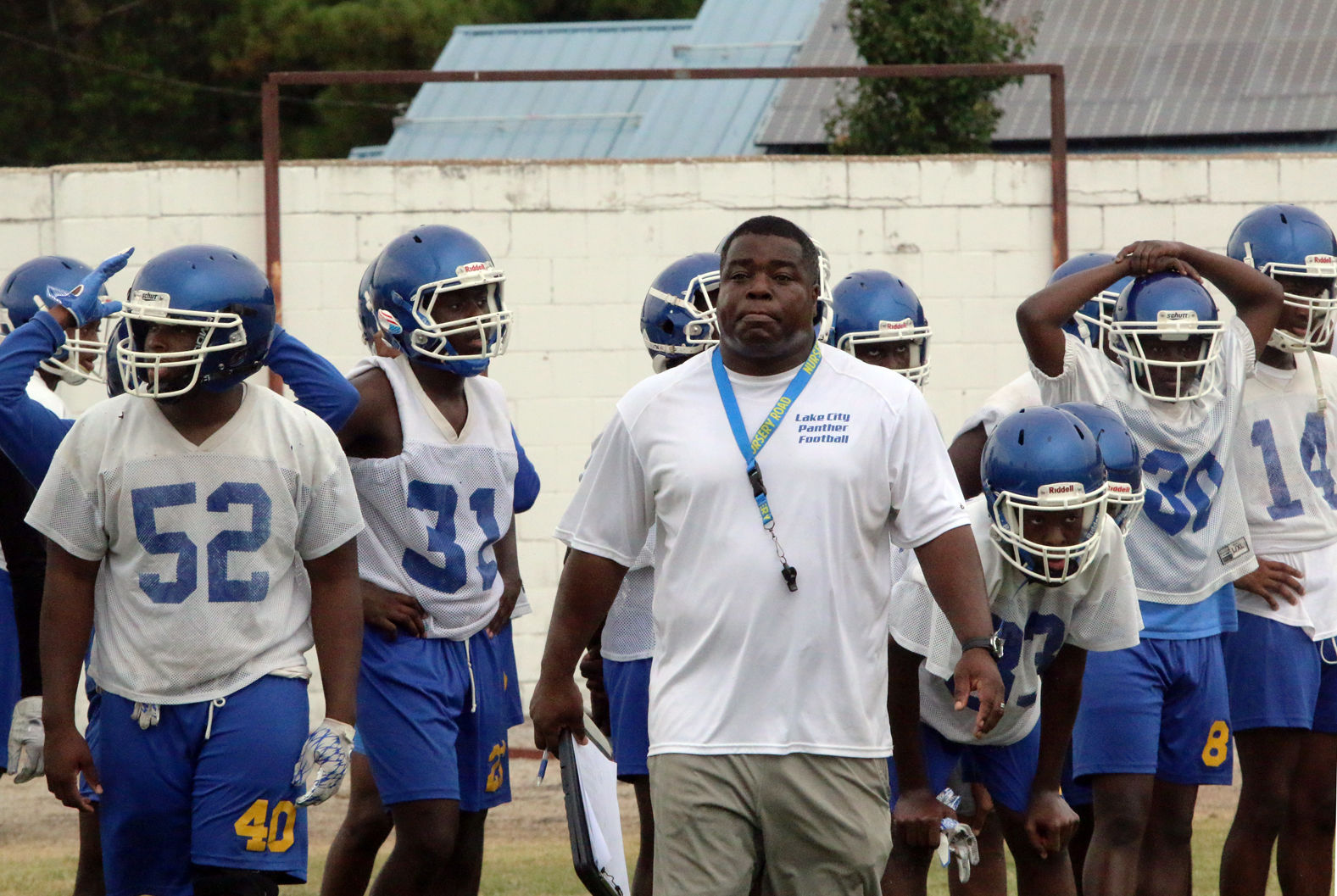 Lake City High School Football Practice